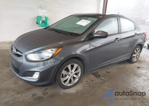 2012 Hyundai Accent Gls z USA, uszkodzony, nr VIN KMHCU4AE7CU185871